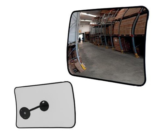 Καθρέπτης εσωτερικής χρήσης σε ορθογώνιο σχήμα διαστάσεων 60cm x 40cm με πολλαπλά ρυθμιζόμενη βάση στήριξης