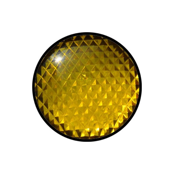 Φακός (πεδίο) σε κίτρινο χρώμα διαμέτρου Φ120mm. Κατάλληλος για φανάρια STAGNOLI.