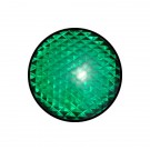 Φακός (πεδίο) σε πράσινο χρώμα διαμέτρου Φ120mm. Κατάλληλος για φανάρια STAGNOLI.