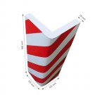 Αφρώδες προστατευτικό για γωνίες και τοίχους σε κόκκινο - λευκό χρώμα