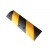 Σαμαράκι δρόμων από ελαστικό με μήκος 100cm x πλάτος 30cm x ύψος 4.5cm (μεσαίο τμήμα μαύρο-κίτρινο) KSR-210-M